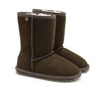 Детские сапоги из овчины (угги) EMU Australia(Wallaby Lo K10102), коричневые, арт: K10102