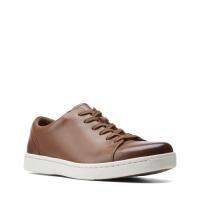 Мужские кеды Clarks(Kitna Lo 26153372), коричневые, арт: 26153372