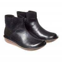 Женские полусапоги Clarks, черные, арт: 26144321
