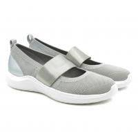 Женские туфли на ремешке Clarks, серые, арт: 26159988